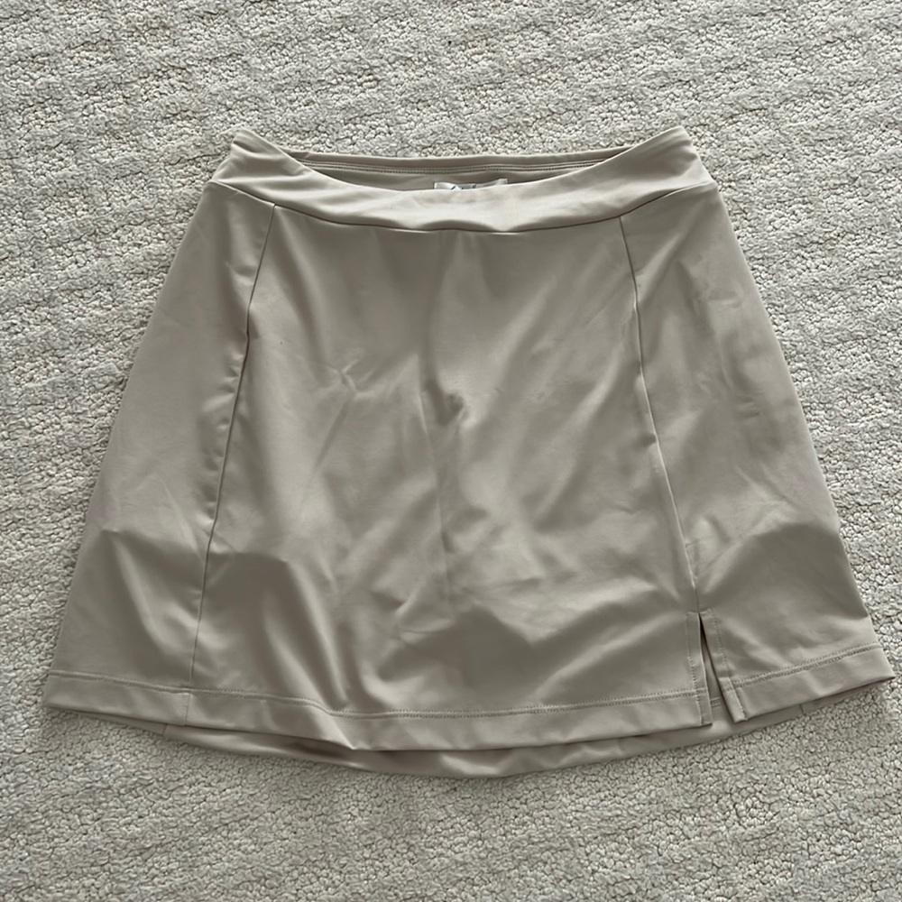 Lady Hagen Khaki Stretch Skort Sz Small